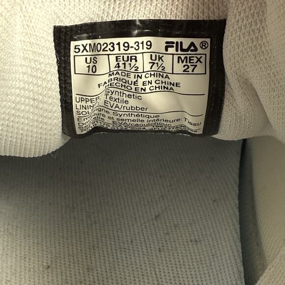 Fila Disruptor 2 Shoes Womens Sz 10 Silver Chrome Iridescent Platform Festival - Picture 9 of 9